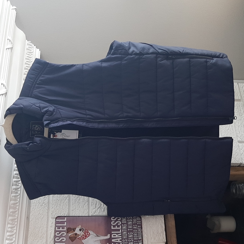 NWT Men's Noel Asmar Equestrian Navy Blue Riding Vest Size XL